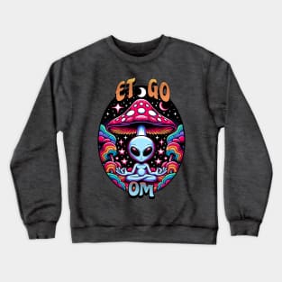 ET Go Om Alien Meditation Crewneck Sweatshirt